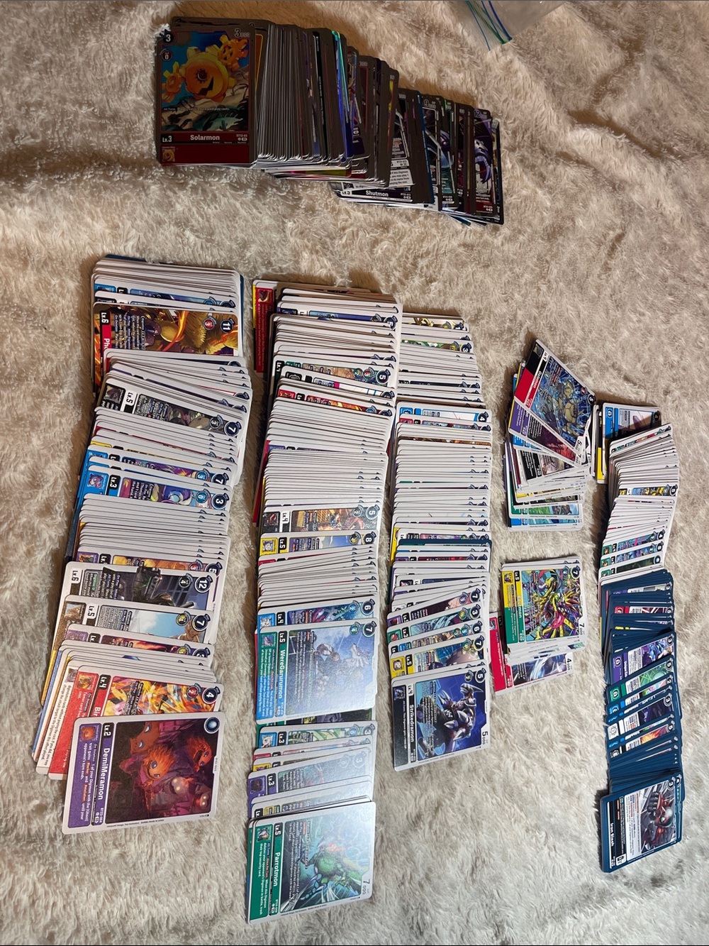 digimon card bundle foil/ Holo and base card bundle